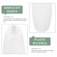 thumbnail image 3 of Toyvian White Hydroponic Container Vase for Flowers, Indoor Plant Holder and Home Decoration, 3 of 8