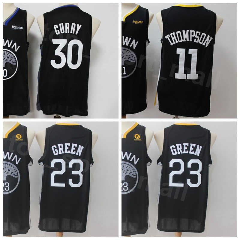 NBA_ jersey Hot Basketball Draymond Green Jersey 23 Stephen Curry 30  Thompson 11 Edition Earned City Stithched Breathable Navy Bl''nba''jerseys  