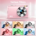 thumbnail image 4 of BREWENE Digital Camera 4K Autofocus Vlogging Camera for YouTube with 32GB Card,48MP UHD 16X Digital Zoom Point and Shoot Camera for Photography, 4 of 6