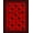Black Red, Pattern 2, variant on ODIKA Halloween Gothic Skull Coffin Bat Cross Web Decorations Horror Non-Slip Chair-Friendly for Dining Room, Large Office, Lounge
