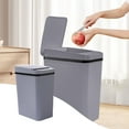 thumbnail image 1 of zanvin Kitchen & Dining Kitchen Decor,Bathroom Smart Trash Can Touchless Trash Can With Lid, Intelligent Induction Trash Bin, Large Capacity 12L For Laundry Living Room, 1 of 6