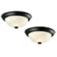 thumbnail image 3 of Design House 519231 11 in. 2 Light Ceiling Mount - Oil Rubbed Bronze, 3 of 10