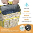 thumbnail image 2 of Travel Cooler Bag - Pioneer Flower Floral Print Pattern Camping Beer Cooler Backpack with Bottle Opener- Waterproof Insulated Picnic Backpacks - Cooler Bag for Beach, 2 of 6