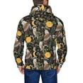thumbnail image 5 of Zip Up Hoodies for Men - Owl Moon Flowers Long Sleeve Comfrt Men'S Fashion Hoodies & Sweatshirts, Jackets for Men Hoodies Pullover Clothing Clothes with Pouch, 5 of 5