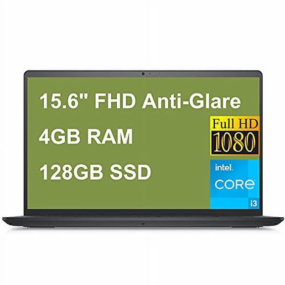 Dell Flagship Inspiron 15 3000 3511 Business Laptop Computer 15.6" FHD Anti-Glare WVA Display 11th Gen Intel Core i3-1115G4 (Beats i5-1035G4) 4GB RAM 128GB SSD HDMI WiFi 720p Webcam Win10 Black