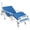 Blue [2 Functions], variant on ZENART Full Electric 2 Function Hospital Bed with 4" Mattress, ICU Home Care Bed with IV Pole & Dining Table, 5" Locking Casters