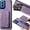 Purple, variant on for Motorola Moto G45/ Moto G34 Magnetic Case with Detachable Credit Card Holder Slot, PU Leather Slim Fit Scratch Resistant Ultra-Thin Case for Motorola Moto G45. TCK-Retro Brown