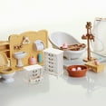 thumbnail image 2 of Miangastore 2 Pcs Modèle de Cabinet Miniature Mini Meuble en Bois Accessoire Photo, 2 of 9