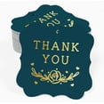 thumbnail image 2 of Inkdotpot Thank You Bridal Shower Bottle Tag Real Gold Foil Favor Bracket Shape Hang Tags Pack Of 100, 2 of 7