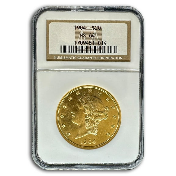1904 $20 Liberty Gold Double Eagle MS-64 NGC