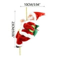 thumbnail image 4 of BESTSKY 2026 New Musical Santa Claus Figure,Climbing Ladder Toy,Christmas Decoration with 47 Inch Bead String,Moving Animated Display for Holiday Entertainment,2 Pack, 4 of 7
