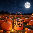 thumbnail image 6 of Sruoe Halloween Candy Storage Basket Children's Handheld Pumpkin Basket Halloween Decoration Props, 6 of 6