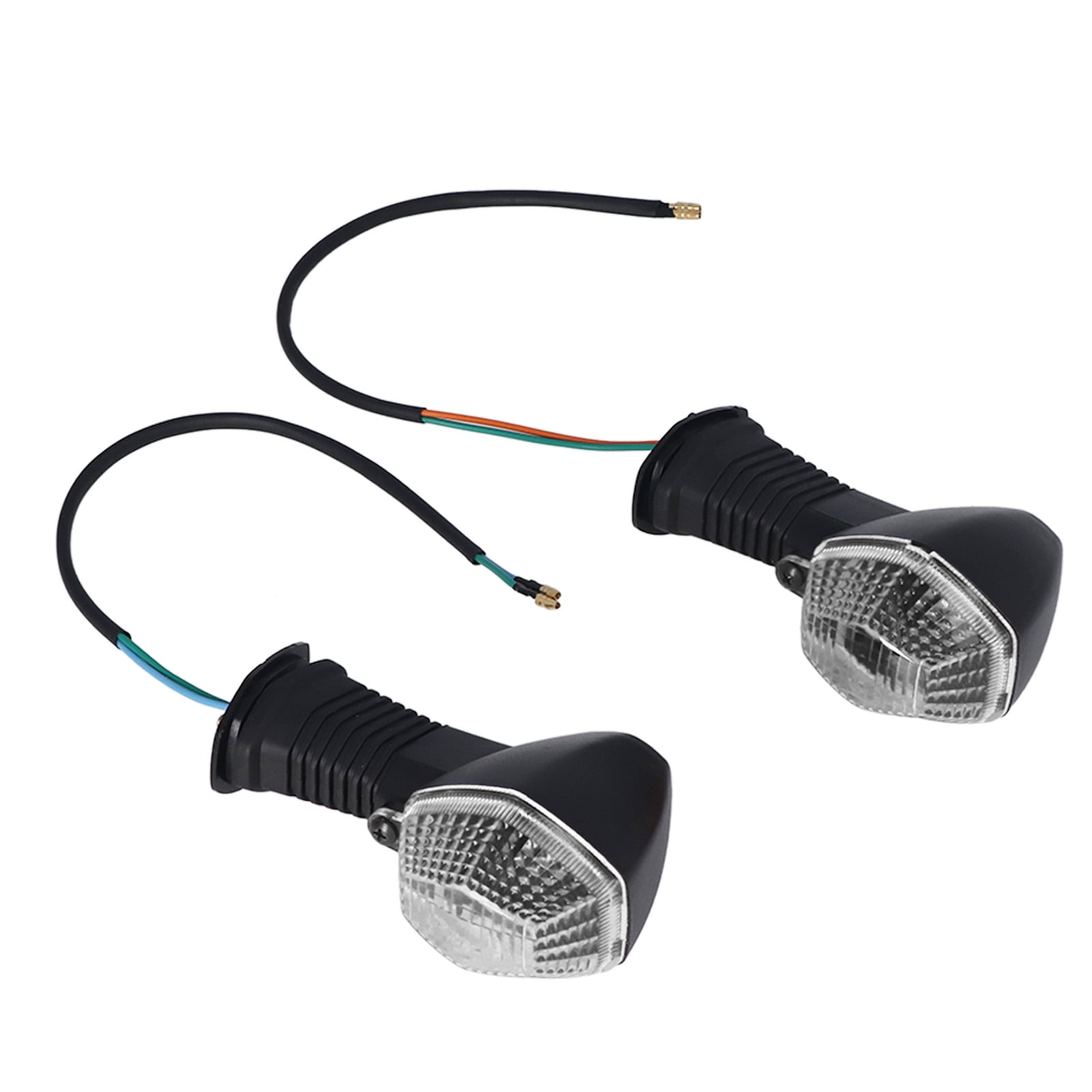 Front Indicator Lamp, Black Sturdy Motorcycle Front Turn Signal For