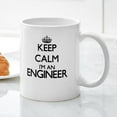 thumbnail image 3 of CafePress - Keep Calm I'm An Engineer Mugs - 11 oz Ceramic Mug - Novelty Coffee Tea Cup, 3 of 4
