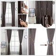 thumbnail image 5 of Window Curtain Tiebacks Clips VS Strong Magnetic Tie Band Home Office Decorative Drapes Weave Holdbacks Holders European Style 1 Pair (gold), 5 of 5