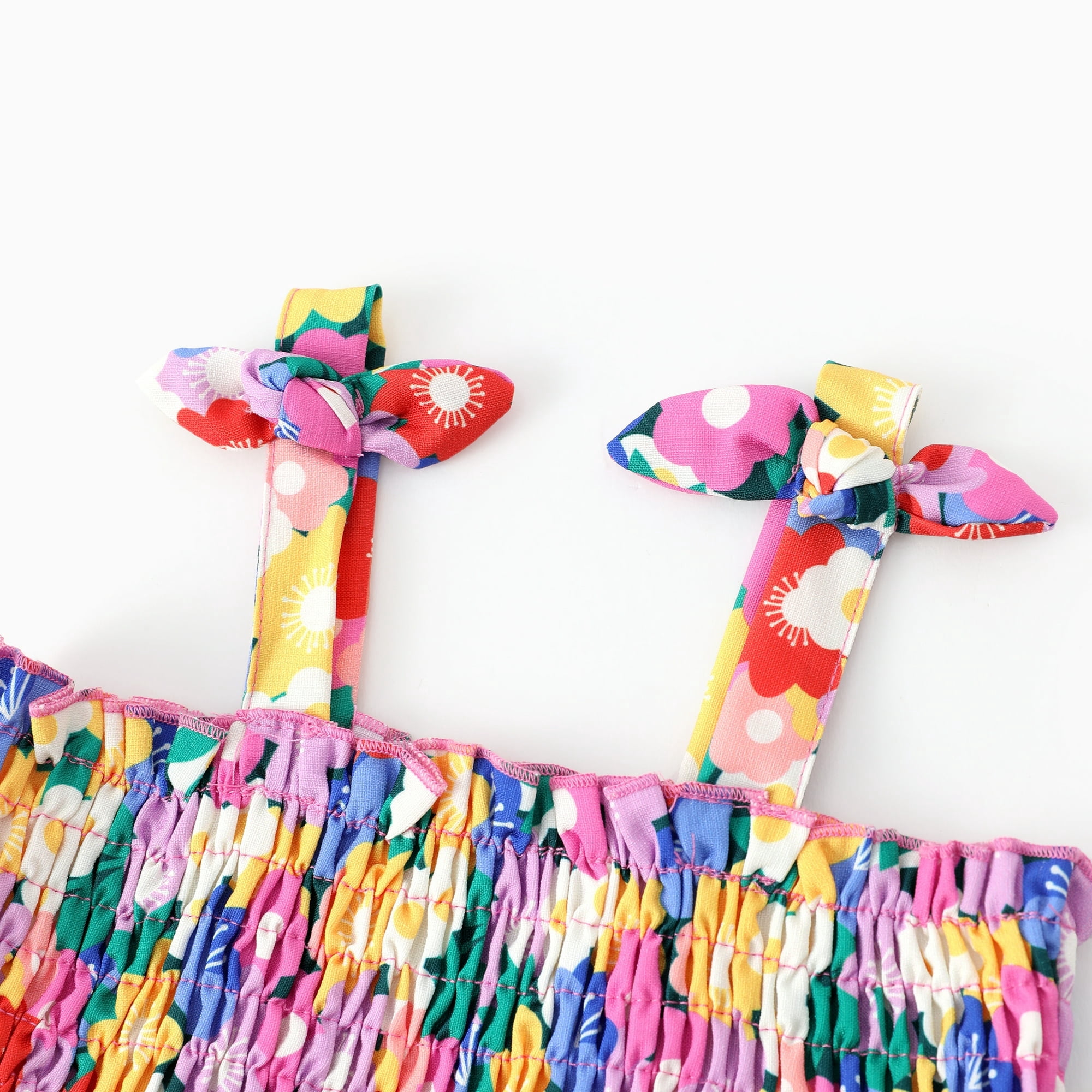 Disney Girls Dresses Minnie Mouse Graphic Flower Bow Floral Sundress Spaghetti Strap Spring Summer Birthday Dress Kids 8-9Y