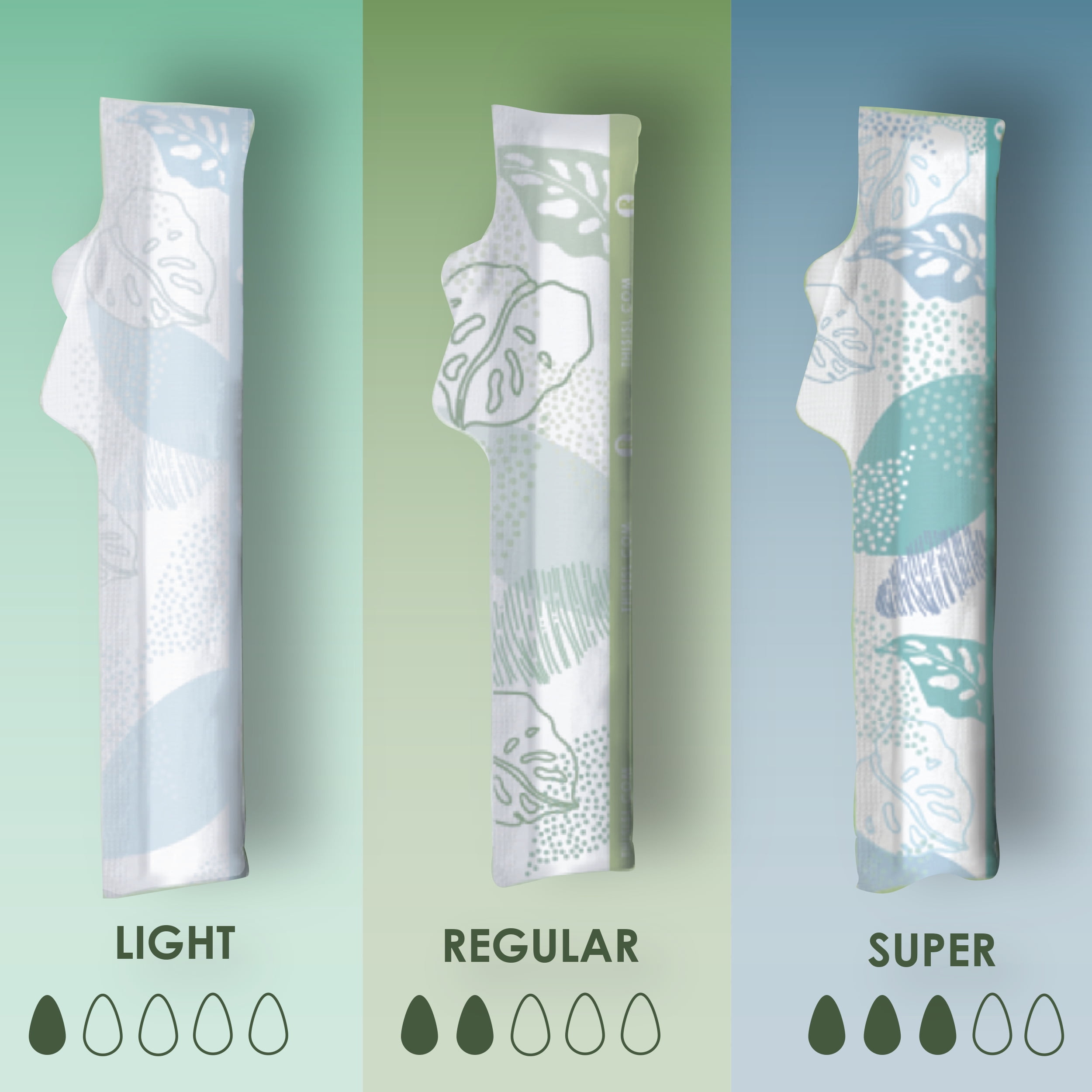 L. Organic Cotton Tampons - Light Absorbency, 30 Ct