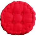 thumbnail image 1 of Nvzi Round Pillow Chair Pad Thickened Tatami Cushion Indoor Outdoor Pad (Red-40cm), 1 of 5