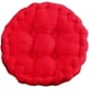 thumbnail image 1 of Xiao Hua Cojín redondo para silla, grueso, para tatami, para interior y exterior (rojo, 40 cm), 1 of 5
