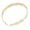 Cream Ivory, variant on French Amie Wide 1/2" Handmade Celluloid Headband for Women