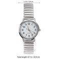 thumbnail image 2 of 1Set Quartz Watches Easy Reader Watch White Big Numbers For Elderly People Daily Wear, 2 of 8
