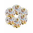 thumbnail image 7 of 13 Inch Round Placemats Set of 6, Sunflowers Dog Non Slip Heat Insulation PP Table Mats, Spring Watercolor Floral Stars Grey Plaid Washable Place Mats for Kitchen Dining Party Table Decor, 7 of 7