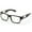 Black, variant on Newbee Fashion- Casual Nerd Thick Clear Frames Fashion Glasses Rectangular Clear Lens Eye Glasses White