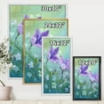 thumbnail image 4 of Designart 'Purple Bellflowers Blooming' Traditional Framed Canvas Wall Art Print, 4 of 5