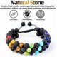 thumbnail image 3 of Lava Rock Bracelet Bead Bracelet -8mm Tiger Eye Bracelet Essential Oil Diffuser Healing Heilwiy Gift, 3 of 4