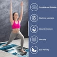 thumbnail image 2 of Seagull Yoga Blanket with Storage Bag, 72.8"x26.8", Suitable for Yoga, Pilates, Fitness, Gym Towels, Yoga Towels, Yoga Mat Towel, 2 of 6