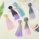 thumbnail image 5 of 6 extensiones de cabello de 100 x 15,5 cm, 6 colores, liso, fibra resistente al calor, para pelucas y manualidades., 5 of 7