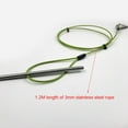thumbnail image 4 of Fish Stringer with Carabiner and Stainless Steel Cable Stringer Fish Holder for Diving Quick Handspear, 4 of 9