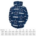 thumbnail image 2 of Football Cowboys 3D Print Hoodie Men Women Autumn Thin Pullover Sweatshirt Vintage Streetwear Tops, 2 of 6