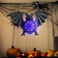 thumbnail image 4 of SDNall Halloween Decorations Outdoor, Halloween Decorations Indoor, Halloween Decorations for Home, Colorful Gradient Plastic Halloween Bats - Luminous Pendant Hanging Decorations, 4 of 9