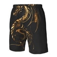 thumbnail image 4 of Fotbe Golden Dragon Tattoo Art Trajes de Baño Estampados para Hombre, Shorts de Verano de Secado Rápido, Ropa de Playa, Bañadores-XX-Large, 4 of 6