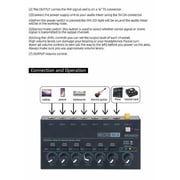 Ultra Compact Audio Mixer KTV Karaok 4 Channel Professional Sound Mixer Ultra Low Noise 4Channel Audio Line Mixer
