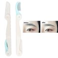 thumbnail image 3 of 2 Piezas de Maquinilla de Afeitar de Cejas ANGGREK Cortadora Plegable Resistente Al Deslizamiento Doble Cabeza, 3 of 8