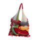 thumbnail image 2 of Bolso tote para mujer, diseño estético, tejido de punto, bolso de hombro moderno para picnic o trabajo. Rojo, 2 of 9
