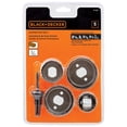 thumbnail image 1 of BLACK+DECKER 5-Piece Hole Saw Drilling Kit, 1 of 4