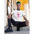 thumbnail image 2 of In Glam We Trust Pink Cheetah T-Shirt Men -Manic Panic®, Male Small, 2 of 4