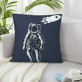 thumbnail image 6 of ZICANCN Future Astronaut Decorative Throw Pillow Covers, Bed Couch Sofa Decorative Knit Pillow Covers for Living Room Farmhouse, 20"x20", 6 of 8