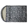 thumbnail image 1 of Saco de dormir para perros, impermeable, cálido, plegable, con bolsa de almacenamiento para interiores, viajes al aire libre, camping, senderismo, mochilero (45 pulgadas de largo x 29 pulgad, 1 of 5