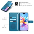 thumbnail image 3 of Leather Case For Samsung Galaxy A37 5G 6.7",Embossed Totem Wallet With Card Holder,Wristband, Shockproof Kickstand Magnetic Cover,Blue,For Galaxy A37 5G, 3 of 6