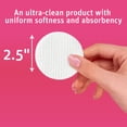 thumbnail image 4 of Simply Soft Exfoliating Dual Texture Cotton Rounds, 80 Per Pack, 6 Total Packs, 4 of 9