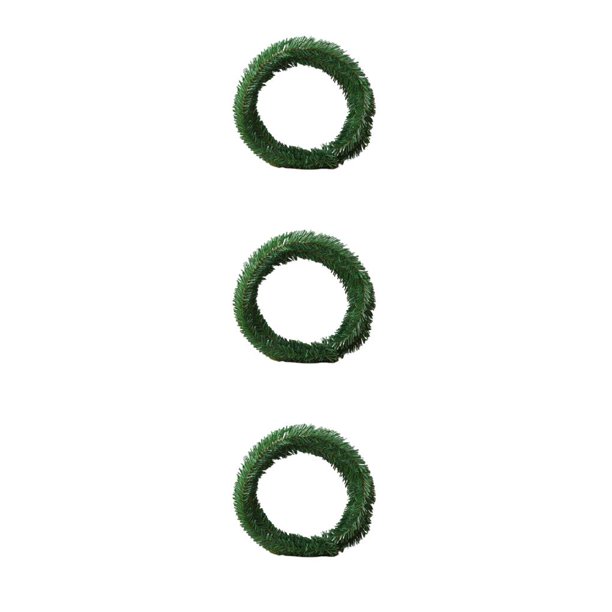 Kearding Guirnalda de pino de 5,5 M, guirnalda de decoración de árbol de Navidad, alambre de Metal, aro de mimbre de Navidad, pancarta DIY, suministros Type1 NO1 Kearding CBP586450