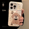 thumbnail image 2 of Cartoon dog puppy stand holder Star colorful phone case for iPhone 14 11 Promax 15 plus 12 13 Pro Max back cover, 2 of 6