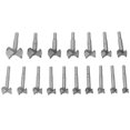 thumbnail image 3 of Hinge Punching Drilling Bit,17Pcs Hinge Punching Drilling Woodworking Hole Saw Set Wood Cutter Opener Tools World-Class Design, 3 of 8