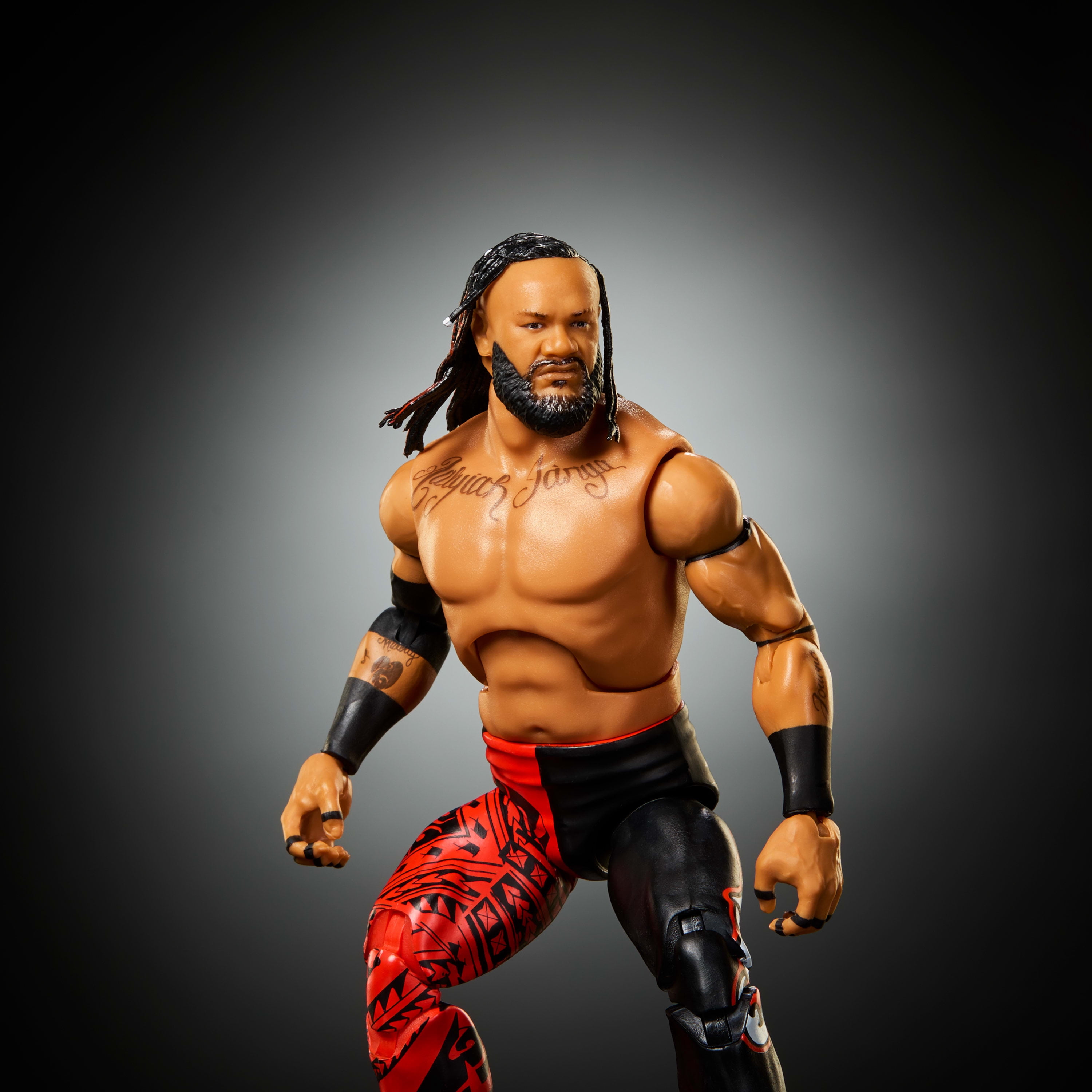 WWE Figurine articulée Élite Jacob Fatu 15 cm avec accessoires