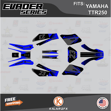 Kalair GFX Graphics Kit for Yamaha TTR 250 (1999-2006) Evader Series