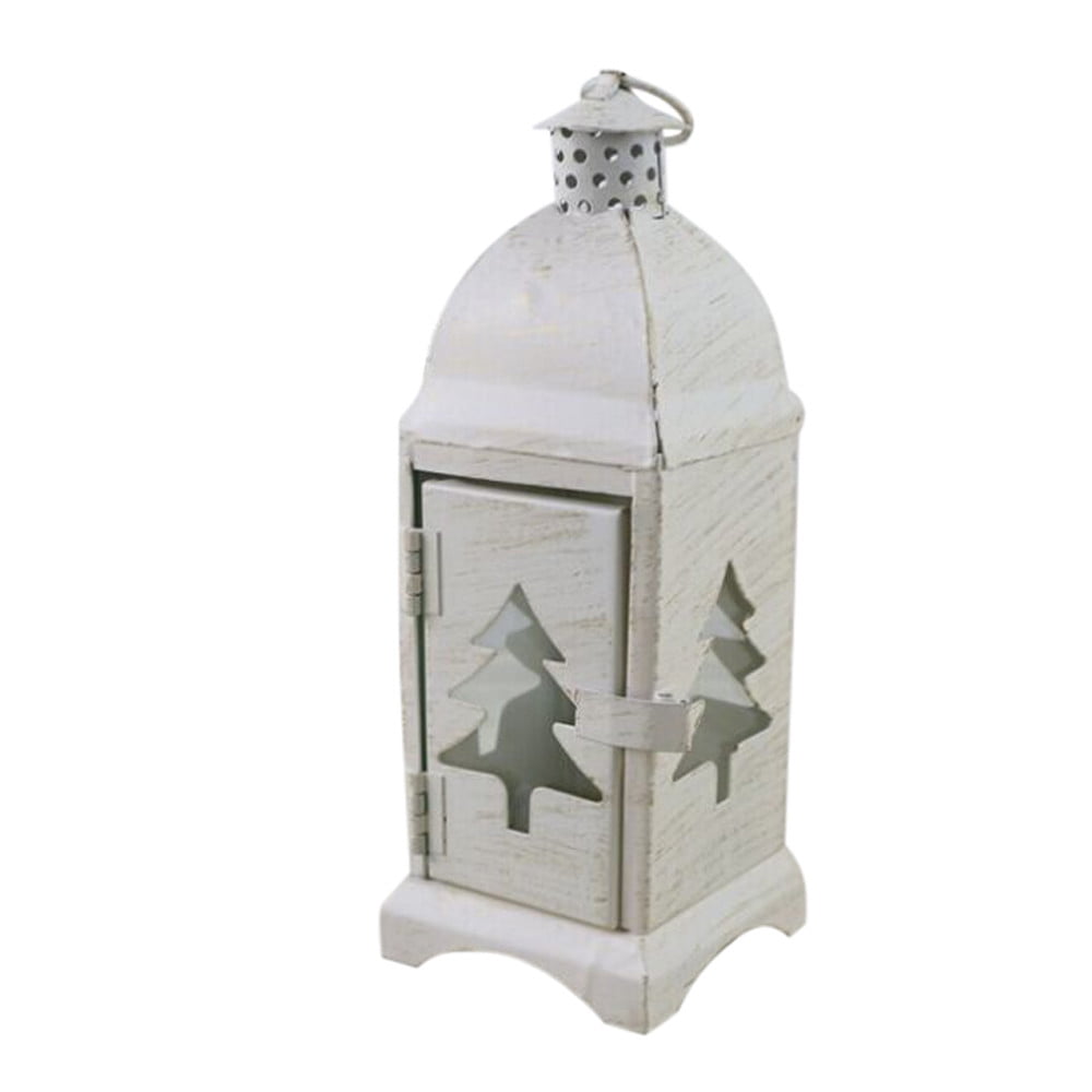 Windproof Candle Holder Ornaments Christmas Lights Candlestick Crafts Home Decor